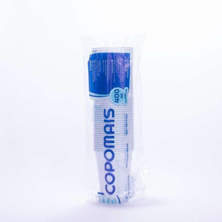 COPOMAIS - COPO 400ML TRANSPARENTE - PT.50UN