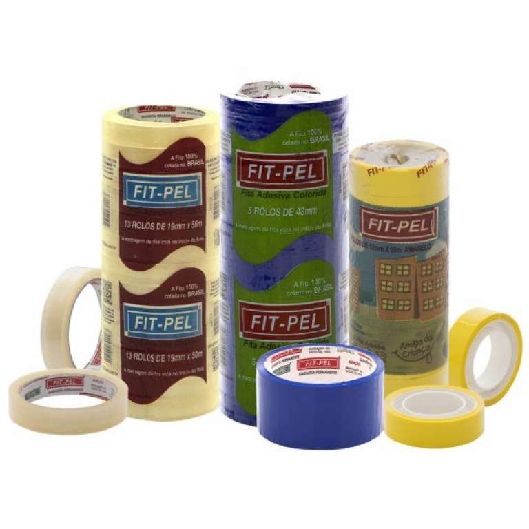 FITPEL - FITA ADESIVA DUREX PP 12MM X 10M - PT.10UN