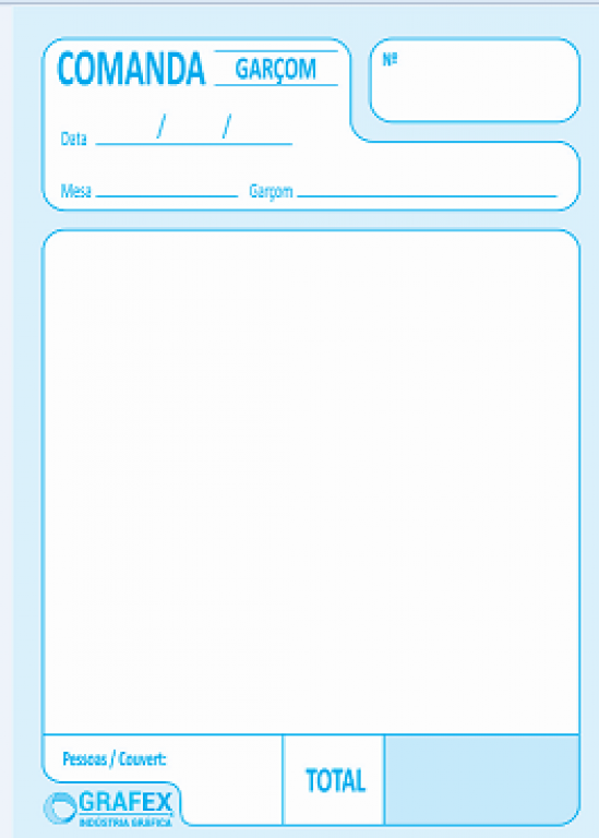 GRAFEX - COMANDA GARCOM F050 - PT.10 BLS