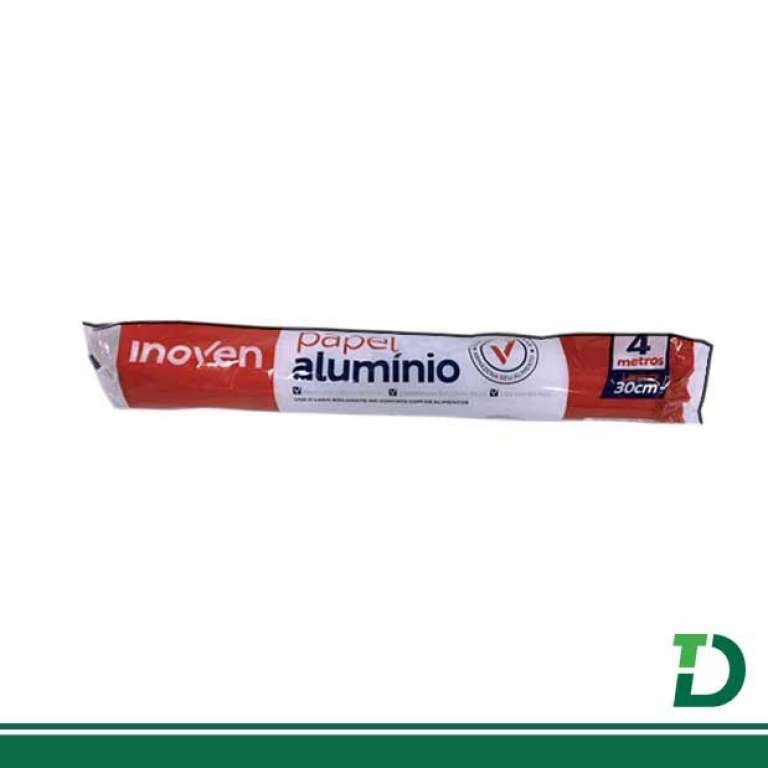 INOVEN - ROLO ALUMINIO 30CM X 4M  - CX.25UN