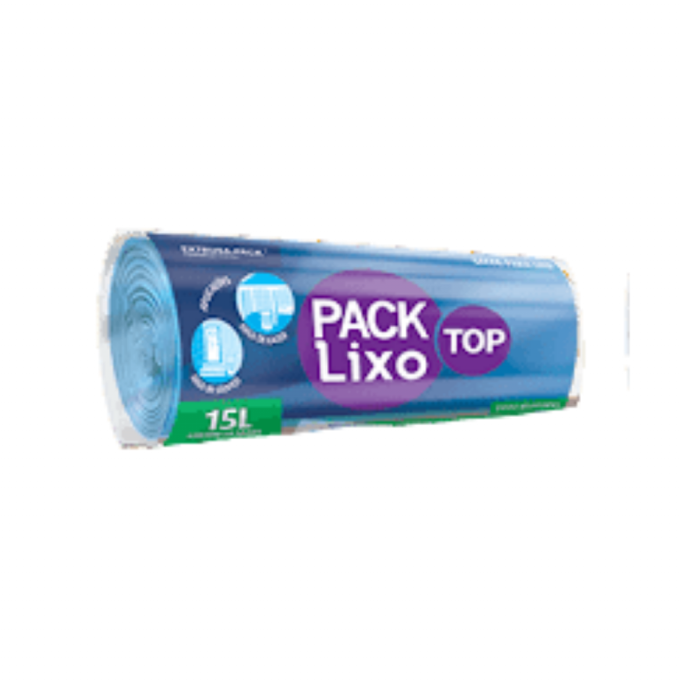 PACK LIXO TOP 015 LITROS AZUL 39X58 FD 10X60 UN