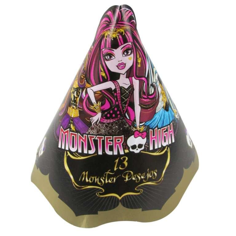 REGINA - CHAPEU ANIVERSARIO MONSTER HIGH 13 DESEJOS - PT.08UN