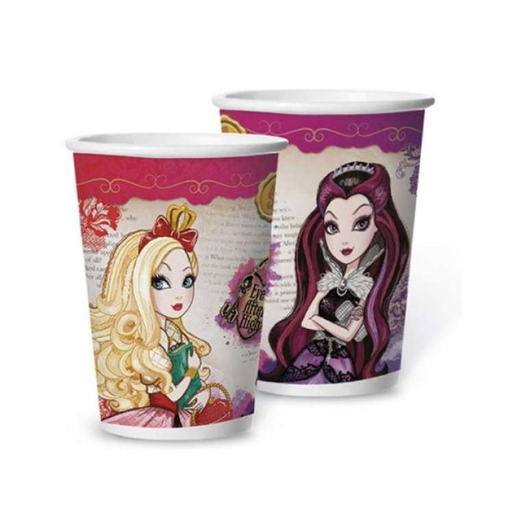 REGINA COPO PAPEL 180ML EVER AFTER HIGH  PCT C/ 08UN