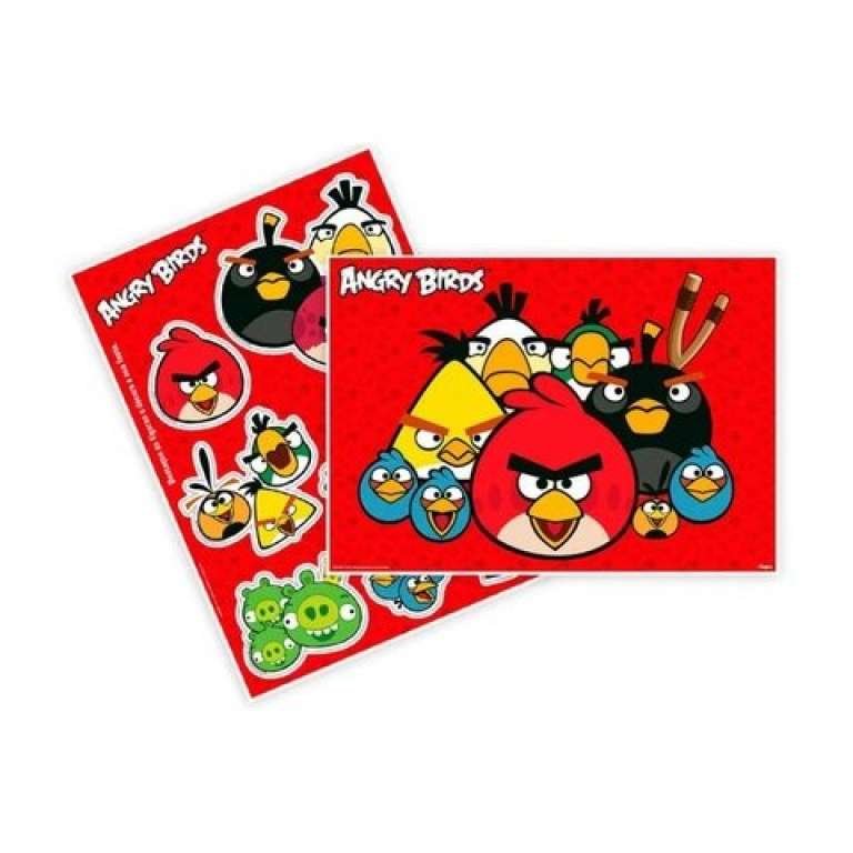 REGINA KIT DECORACAO ANGRY BIRDS - UN