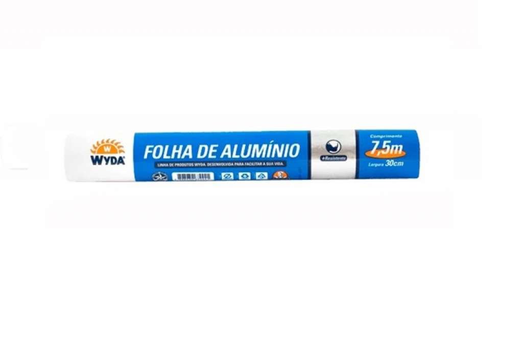 WYDA - ROLO ALUMINIO 30CM X 7,5M (R30X7.5) - UN